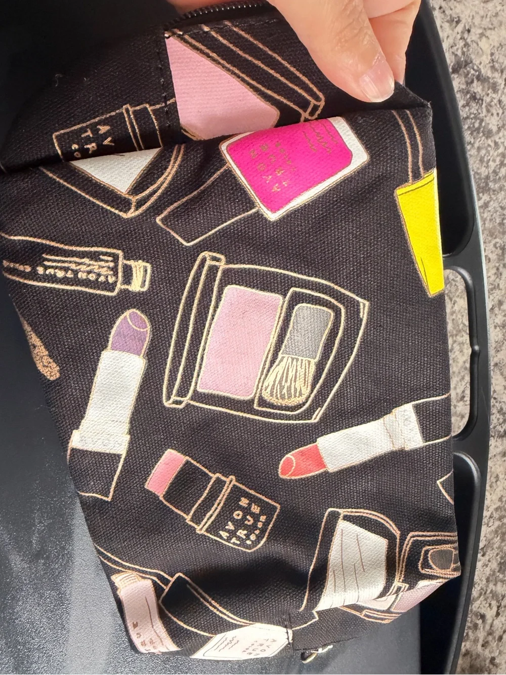 Avon Beauty Resolutions Cosmetics Travel Makeup Bag NWT